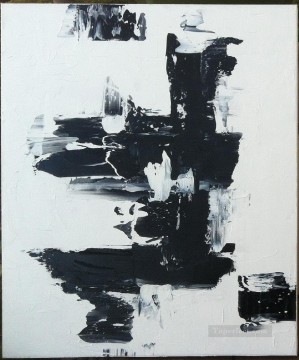 黒と白 Painting - 黒と白のパターン 2
